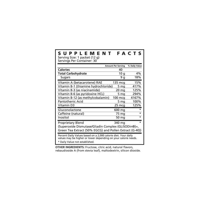Youngevity Pollen Burst / Natural Energy - 30 Stick Packets