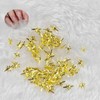 ONPRESS 1000pcs Mini Star Nail Art Rhinestones Gold Cute Cross