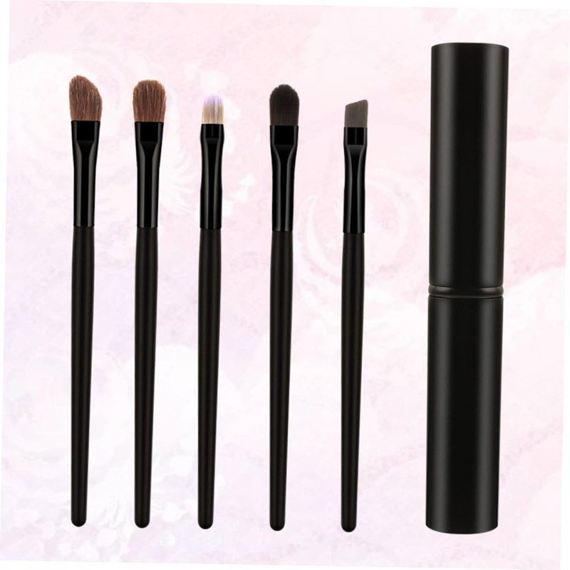 Baluue 2sets Basic Eye Makeup Kit 5-piece Brush Set Eyeliner