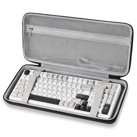 Hard Shell Travel Keyboard Case for AULA F99/ 99, AULA S99/ S99 Pro, RK ROYAL KLUDGE S98, 100-Key 90-96% Keyboard Carrying Case Protective Storage Box Bag