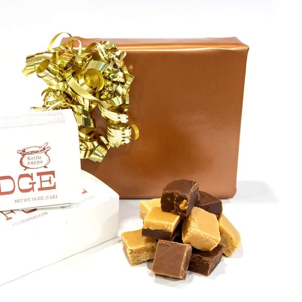 Sugar n' Spice Gift Box, 2 Pounds Hall's Chocolate Fudge