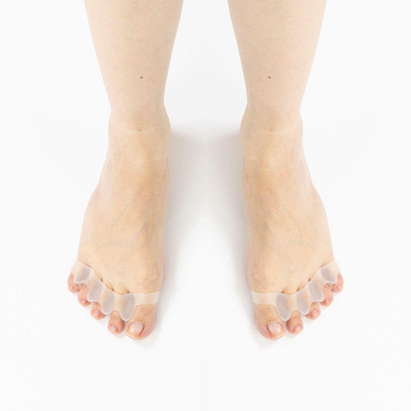 【共同開発】足指セパレーター《アロエ精油配合/骨格診断シート付き》足指 広げる 足の指を広げるグッズ 足指をまもる 足指サポーター 足指ストレッチ フットケア 寝指 浮き指 巻き爪