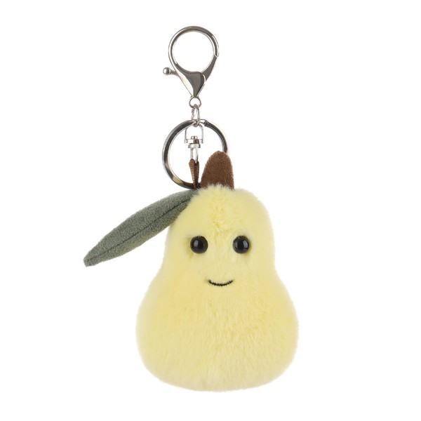 Apricot Lamb Fruit Sweet Pear Cute Keychain, Soft Stuffed Plushies