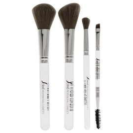 Sorme' Treatment Cosmetics Professional Brush Set B (968,969,971,972), Soft Fibers, Flawless Blending, Comfortable Grip, Professional Application, Crease Blending