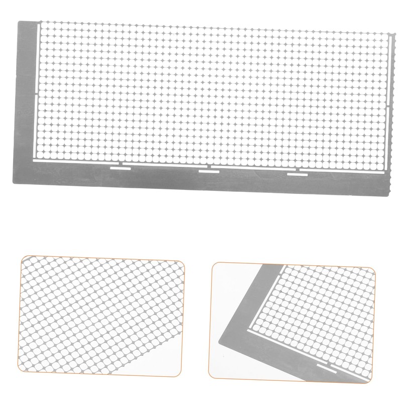 DOITOOL 1020hole Stainless Steel DIY Rhinestone Painting Ruler Anti-Stick Precision