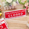 Wenqik 3 Pcs Checkout Closed Desk Sign 9.84 x 3.94''