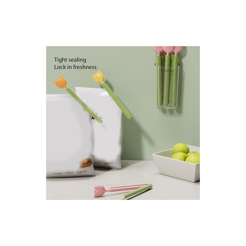 Tulip Freshness Bag Clips - Elegant Food Sealing Solution