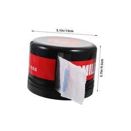 Healeved Barber Neck Strip Holder Dispenser Box with Neck Roll Paper Space Saving Professional Salon and Barber Use