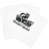 SharkBliss Funny Sarcastic Quotes Cocktail Napkins, 100 Pack Trashy Squad