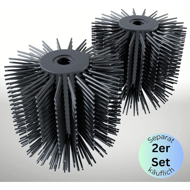 Escobilla de baño de silicona y acero inoxidable SAVEGA con