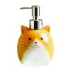 RockTrend Orange Cat Ceramic Soap Bottle Lotion Bottle Soap Dispenser
