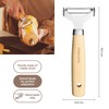 Fiskars Folken 1075682 Y Peeler with Movable Blade, Fruit and