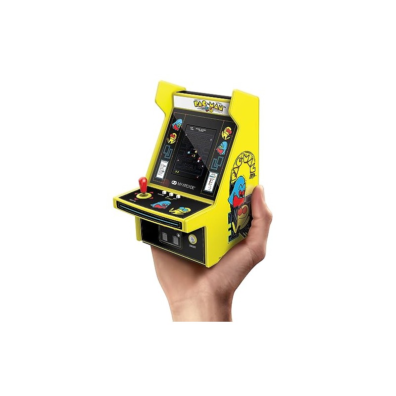 My Arcade Pac-Man Micro Player Pro: 6.75" Handheld Retro Games,