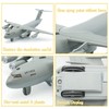 Crelloci Diecast Airplanes with Lights and Sounds, Aircraft Toy Model