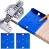 TorSor 4 Pack Concealed Hinge Jig Punch Locator Drill Guide