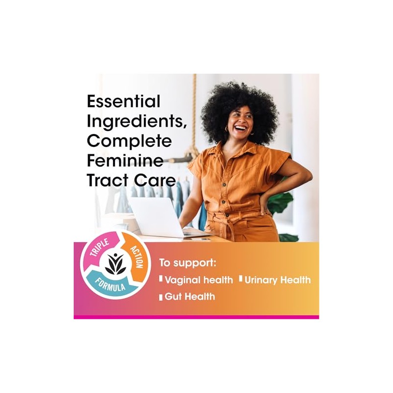 vH essentials Probiotics for Women with Prebiotics and Cranberry, 120