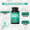 Selenio Seleniometionina 240mcg, con Vitamina E, Moringa y Raíz de