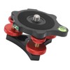 LP64 Camera Photography Tripod Leveler Tri Wheel Leveling Base Tripod