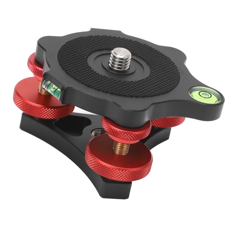 LP64 Camera Photography Tripod Leveler Tri Wheel Leveling Base Tripod