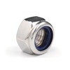 Yesmin 12 PCS M5 Hex Nuts,Stainless Steel Lock Nuts,Nylon Insert