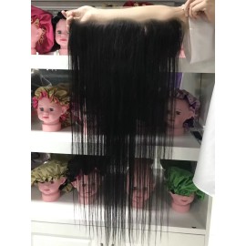 HD Lace Closure Frontal 2by6 4by4 5by5 13by4 13by6 Size Glueless Best Swiss Lace Closure Hair Small Knots Preplucked Hairlinecolor: Straight, stretched length: 12INCHES, toupee size: 13*4