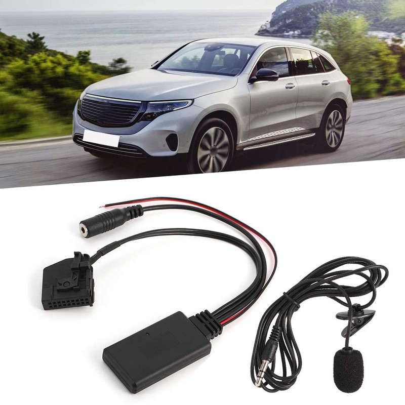 Ymiko 18 Pin Bluetooth AUX Cable Adapter Wireless Car Microphone