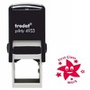 Trodat Teacher "First Class Work" Classmates Education Stamp,Black Body -