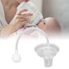 Bottle Nipple with Weighted Straw Duckbill Spout Transparent Soft Silicone