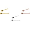 PIERCINGLINE 925 Sterling Silver Nose Piercing Ball Piercing Nose Stud,
