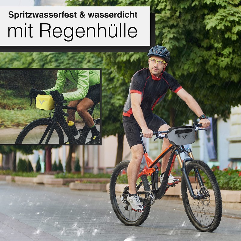 Valkental - Recycled 3-in-1 Bicycle Handlebar Bag | Fully Reflective