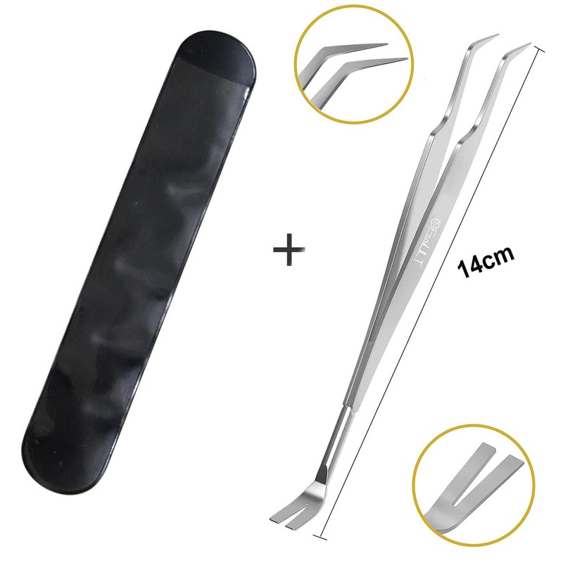 EasyULT 2 in 1 Tick Remover, Stainless Steel Professional Tick
