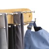 Richards Homewares Tie Rack Wall Mounted - Wood Belt Scarf