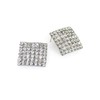 Large Square Diamante Earrings Sparkly Crystal Rhinestone Earrings For Her