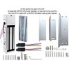Mageway Waterproof 12VDC 24VDC Heavy Duty Magnetic Door Lock Gate