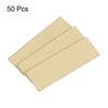 HARFINGTON 50pcs Micro Sander Paper 100 Grit 3.5x1.2 Inch Mini
