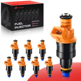 A Plus Auto Fuel Injectors Set of 8, Compatible with Ford Lincoln Mercury 4.6L 5.0L 5.4L 5.8L V8 - F150 F250 F350 E150 E250 E350 Expedition Bronco Mustang Thunderbird navigator-Replace Part 0280150943