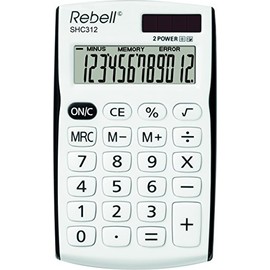 Rebell RE-SHC312BK BX Pocket Calculator