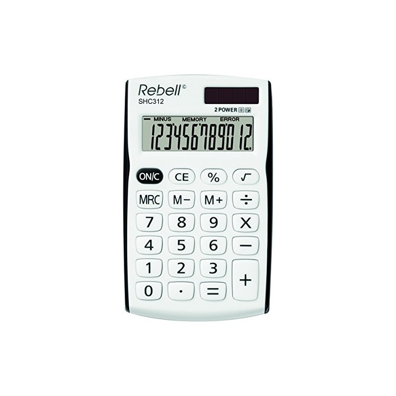 Rebell RE-SHC312BK BX Pocket Calculator