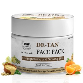 TNW-The Natural Wash DE-Tan Face Pack for Glowing & Radiant Skin | Effective Tan Removal Face Pack | Anti-Tan Face Pack with Orange Extract | 50g