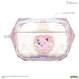 Gourmandise POKE-827B Soft Case, Compatible with Pokemon AirPods Pro (2nd Generation), AirPods Pro