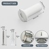 SAYAYO Modern Coat Hooks Wall Mount, Matte White Towel Hooks