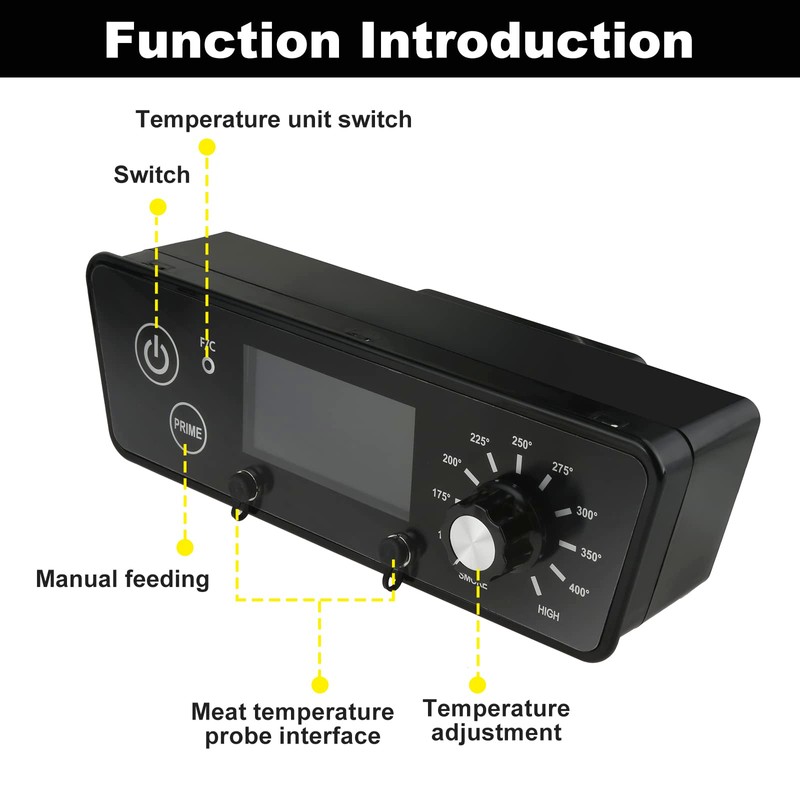 Digital Thermostat Controller Board Kit Replacement for Pit BOSS 3/4/5