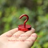 Neosmuk Magnetic Hooks, 120lb Extra Strong Magnet with Hook for