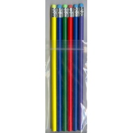 OTC Bright colors, yellow, blue, green, purple pencils. Set of 6!