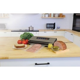Nesco Preserve Plus Vacuum Sealer | Dry & Moist Modes | Built-in Bag Cutter & Roll Storage | 11.8" Seal Width | Includes 2 Rolls