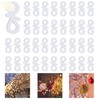 LIHAO Gutter Hooks 100 PCS Christmas Lights Hooks S-Shaped Gutter