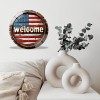 Modern Round Glass Clock 30x30cm Custom Design Crystal Clear Glass
