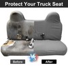 Front Bench Seat Cover Compatible with 1999-2007 Ford F250/F350/F450/F550 Work