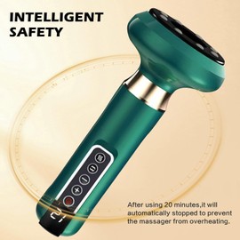 Cellulite Massage Tool, 12 Suction Modes Cupping Machine, Rechargeable Cellulite Remover for Legs, for Back Abdomen, Waist, Arms, Legs, Buttocks (Green)