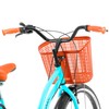 Simplbikes Canasta Plástica Tipo Mimbre para Bicicleta